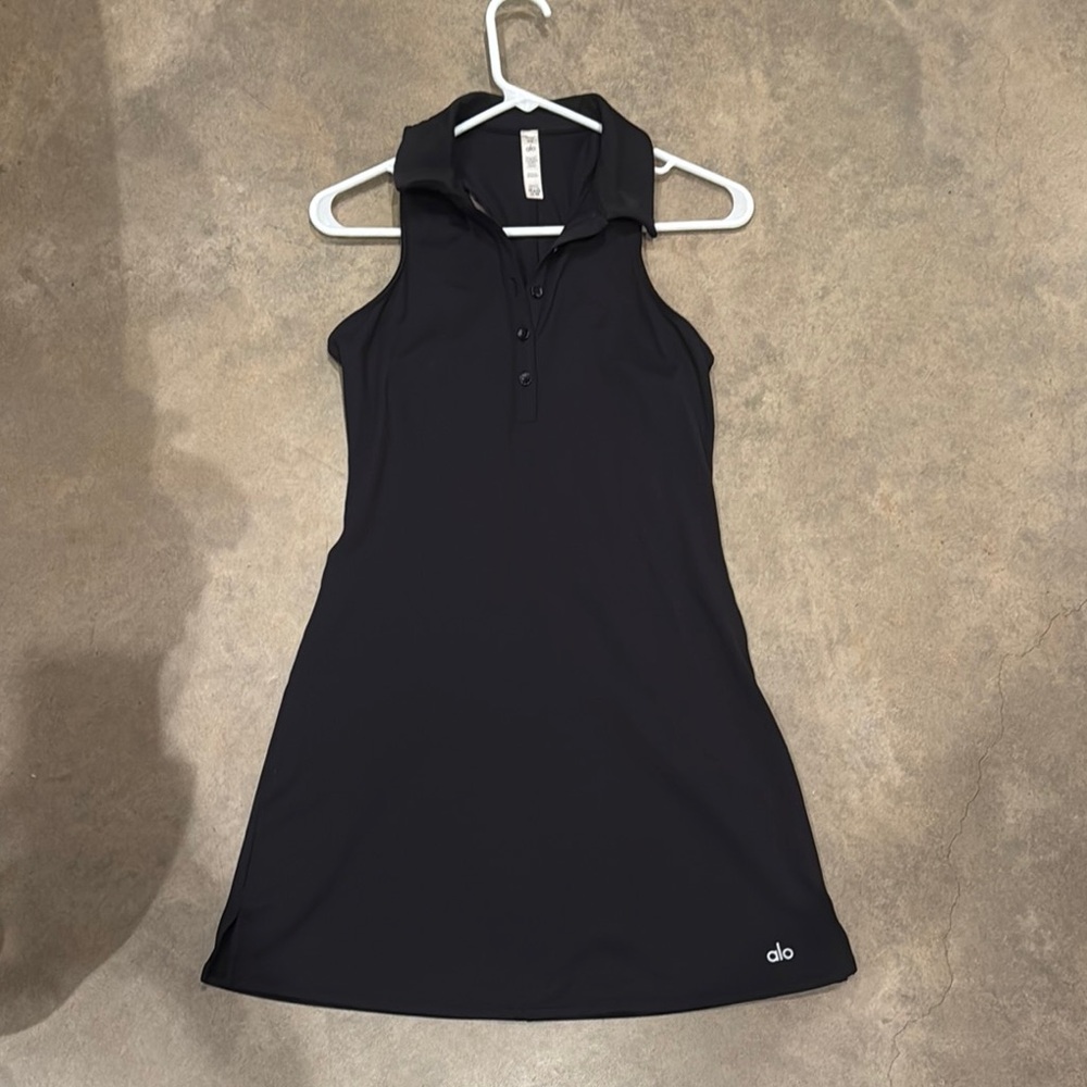 ALO Yoga Black Midi Dress